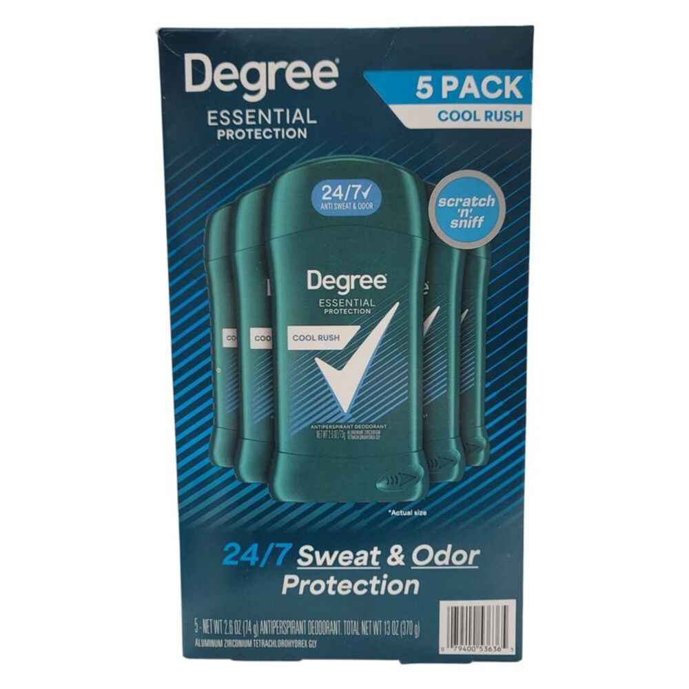 Degree for Men Cool Rush Deodorant, 2.6 oz., 5 pk.